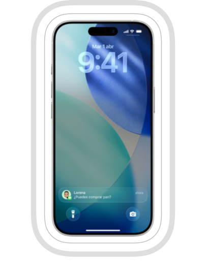 El iPhone vibra para avisar al usuario de una alerta.