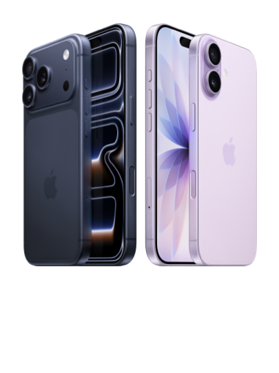 A trio of iPhones.