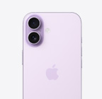 „iPhone 17“, galinė pusė, levandų spalvos, dviguba „Dual Fusion“ kamerų sistema viršutiniame kairiajame kampe